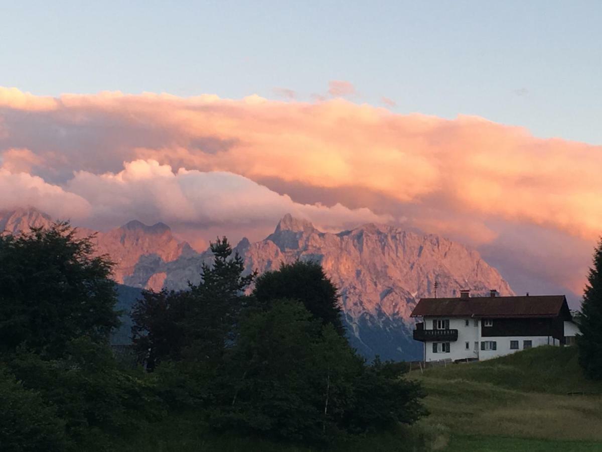 Am Alten Skihang Wallgau Esterno foto